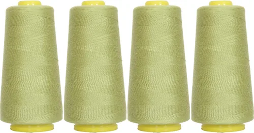 Vista 39 de Threadart Hilo Serger - Costura Poliéster - 2750 Yard Cono 40/2 - Aguamarina Polyester serger thread for overlock sewing, seams and garment