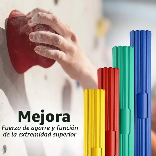 Vista 3 de Logest Barras ejercitadoras de mano para terapia física, alivia el dolor de tendinitis y mejora la fuerza de agarre, codo de tenis, codo de Juego