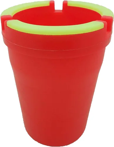 Vista 7 de Stub Out - Cenicero de cubo para automóvil que brilla en la oscuridad (negro, Jumbo)