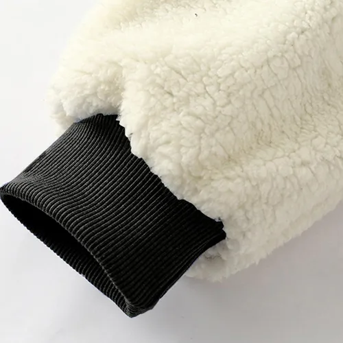 Vista 4 de ZDRZK Pantalones deportivos de forro polar para mujer, con forro de sherpa, bonitos pantalones deportivos con bolsillos, cintura alta, térmicos