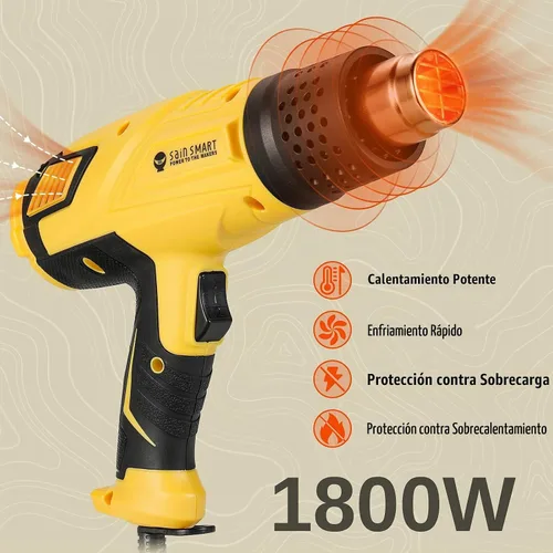 Vista 7 de SainSmart Pistola de calor, control de temperatura variable 120 °F-1202 °F