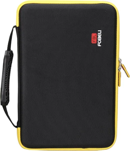 Vista 5 de FBLFOBELI Funda rígida de EVA para Logitech K480 teclado inalámbrico multidispositivo, bolsa de almacenamiento de viaje a prueba de golpes