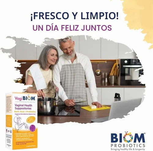 Vista 7 de VagiBiom Supositorios de Ácido Bórico con Lactobacillus: Equilibrio de la Flora del Microbioma; Equilibra y Nutre la Flora Saludable; Sin Parabenos