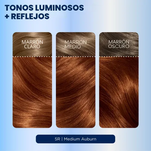 Vista 7 de Clairol Nice'n Easy - Tinte permanente para el cabello, color caoba medio 5R, paquete de 3 unidades 5r castaño medio
