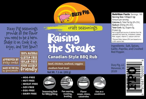 Vista 2 de BBQ RSN STK RUB 7.1OZ
