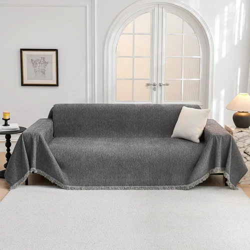 Vista 40 de MYSKY HOME Fundas para sillón, funda para silla reclinable, color beige, fundas de sofá para sofá modular en forma de L, fundas de sofá de gran