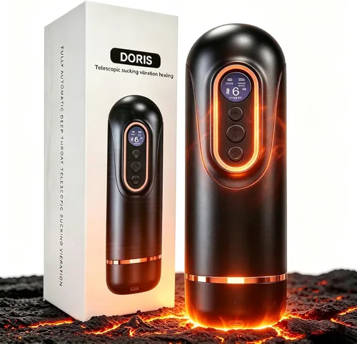 Vista 13 de Masterburbatar masculino mejorado 2026, herramientas para adultos, manos libres, calor, masterburbatar, 10X, vibra, succión automática Blanco