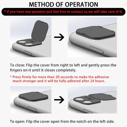 Vista 2 de Funda de privacidad compatible con 15 Pro/iPhone 15 Pro Max con cubierta de cámara frontal, protege la privacidad y la seguridad, pero no afecta