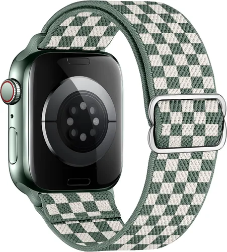 Vista 59 de Correas elásticas de nailon compatibles con Apple Watch de 1.496 pulgadas, 1.575 pulgadas, 1.614 pulgadas, 1.654 pulgadas, 1.732 pulgadas, 1.732
