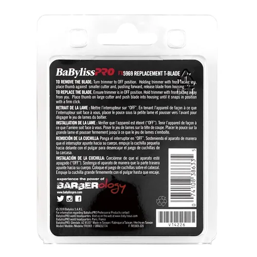 Vista 4 de BaBylissPRO Barberology FlashFX/EtchFX - Cuchilla de repuesto (se vende por separado)