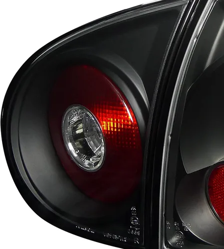 Vista 6 de SPEC-D TUNING JDM - Luces traseras negras compatibles con Volkswagen Golf MK5 GTI Rabbit R32 2006-2009, conjunto de par izquierdo + derecho