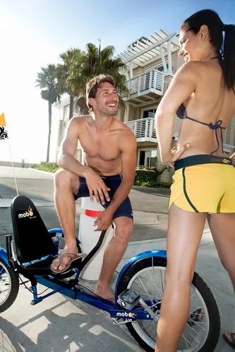 Vista 6 de Mobo Triton Pro Triciclo para Adultos para Hombres y Mujeres. Triciclo Cruiser de Playa. Bicicleta de Pedal de 3 Ruedas