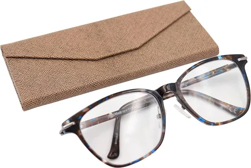 Vista 196 de Real Sic Funda para lentes de sol para hombres y mujeres, soporte magnético plegable para lentes de sol, inspirado en el color sólido