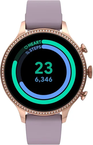 Vista 9 de Fossil - Reloj inteligente con pantalla táctil Gen 6 con altavoz para mujer medición de frecuencia cardíaca oxígeno en sangre GPS pagos sin contacto