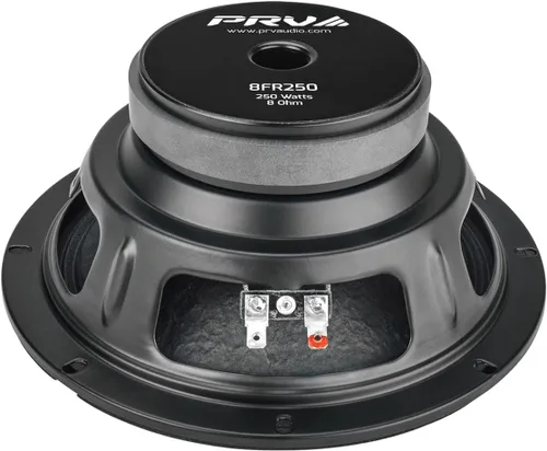 Vista 6 de PRV AUDIO 8FR250 Altavoz de rango completo de 8 pulgadas, 8 ohmios, 250 vatios de potencia de programa continuo, 125 vatios de potencia RMS, 93.5