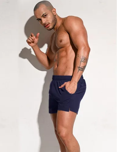 Vista 2 de Ychnaim Pantalones cortos de entrenamiento para hombre de 5 pulgadas, ligeros, de secado rápido