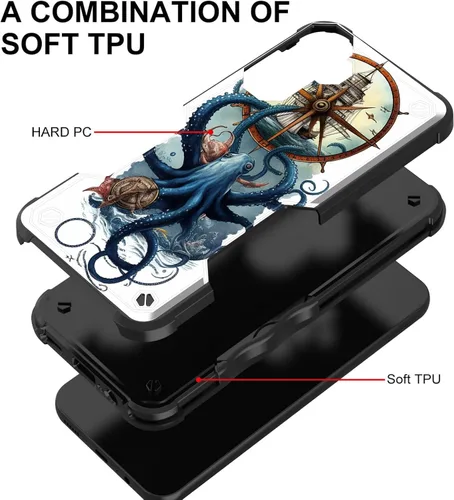 Vista 1016 de Funda para Galaxy A14 5G, [Doble Capa][Protección contra Caídas de Grado Militar de 10 Pies] [Antideslizante] Funda Resistente a Prueba de Golpes