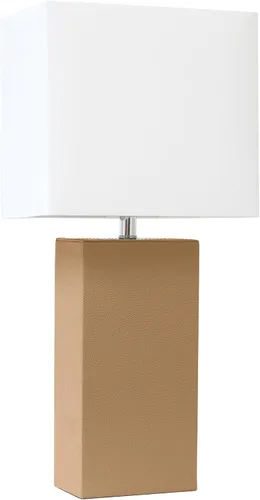 Vista 36 de Elegant Designs LT1025-PRP-LB Lámpara de mesa moderna envuelta en cuero para sala de estar, pasillo, entrada, dormitorio, oficina, púrpura
