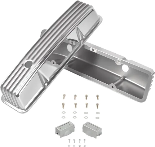 Vista 14 de Cubierta de válvula de motores de aluminio fundido con soportes de bobina compatible con GM LS LS1 LS2 LS3 LS6 5.3 6.0 - Negro