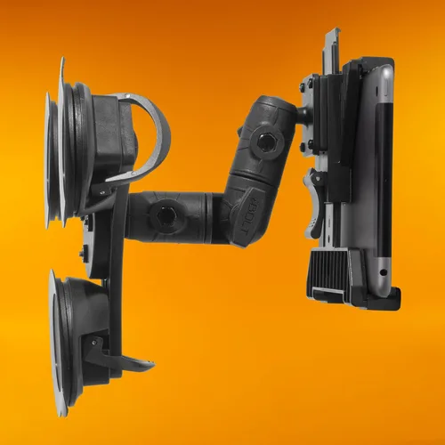 Vista 2 de iBOLT TabDock IncrediBOLT 360 - Soporte de ventosa triple para tableta de 7 a 10 pulgadas