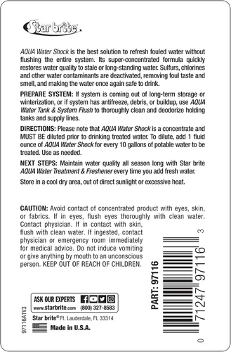 Vista 5 de STAR BRITE Tratamiento y ambientador de agua Aqua de 8 onzas + Aqua Water Shock de 16 onzas – Restaura y mantiene la calidad del agua dulce
