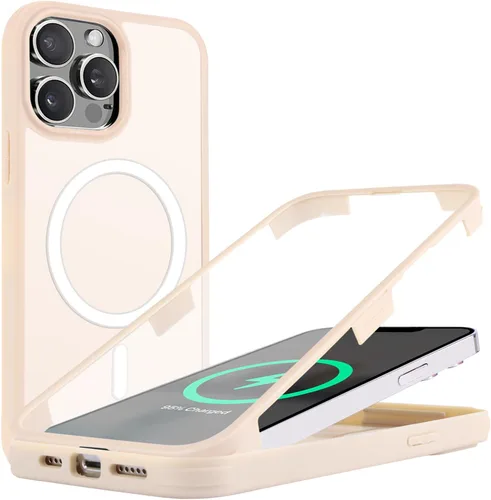 Vista 9 de Funda para iPhone 8 Plus con protector de pantalla, compatible con Magsafe, para iPhone 7 Plus, protector de pantalla integrado, funda delgada