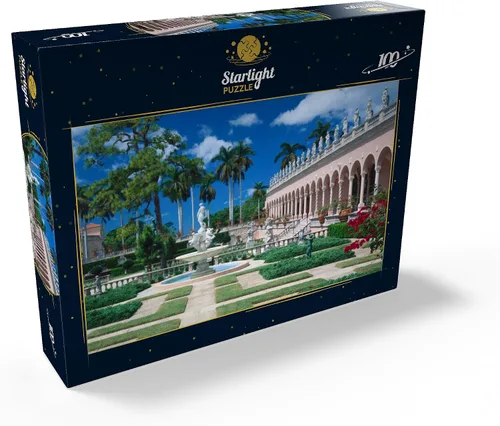 Vista 2 de MyPuzzle Inner Courtyard of The Ringling Museum of Art en Sarasota, Florida, Estados Unidos, rompecabezas prémium de 100 piezas para adultos