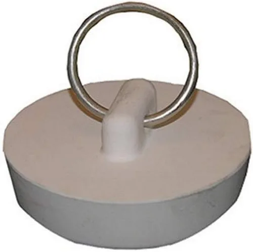 Vista 8 de LASCO 02-3203 Tapón hueco de goma blanca para aberturas de drenaje de 1-1/8 pulgadas