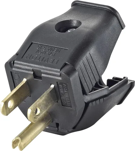 Vista 4 de 3W101-E 2 polos, Enchufe para 3 cables con toma de tierra, color negro (versión mejorada)