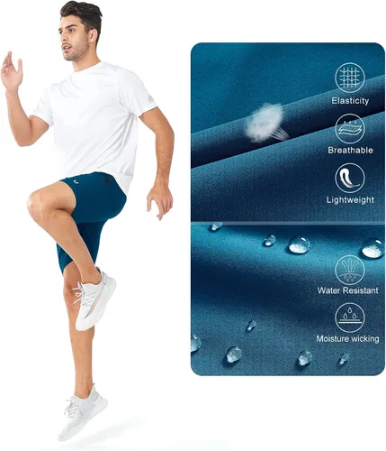 Vista 5 de NORTHYARD Pantalones cortos deportivos para correr para hombre, de secado rápido, ligeros, deportivos, gimnasio, baloncesto, senderismo