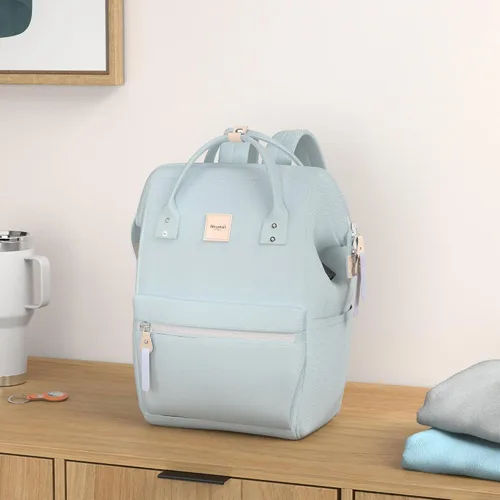 Vista 2 de Himawari - Mochila para portátil de viaje con puerto de carga USB, bolsa grande para doctor, mochila universitaria para mujeres y hombres, Estándar