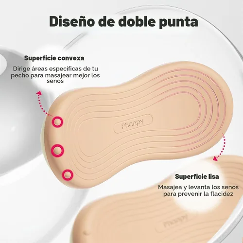 Vista 2 de Phanpy Masajeador de lactancia, masajeador de senos para lactancia materna, esenciales para la lactancia materna, múltiples modos 2 en 1