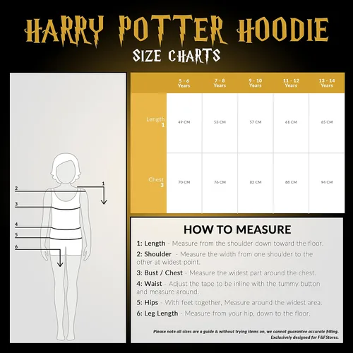 Vista 7 de Harry Potter Sudadera con capucha para niñas y adolescentes Hogwarts suave negrodoradorojo con cremallera