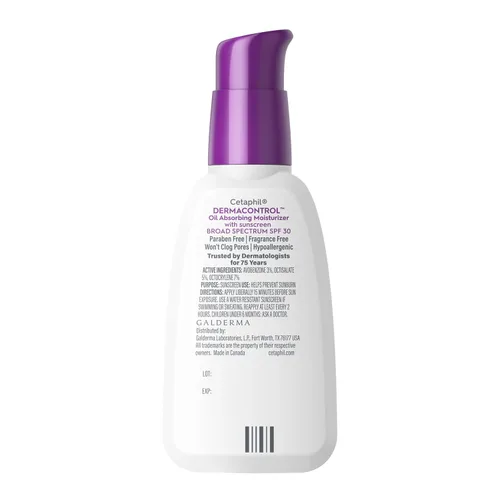 Vista 9 de CetaphilCrema hidratante de absorción de aceite de cetafil Dermacontrol con SPF 30