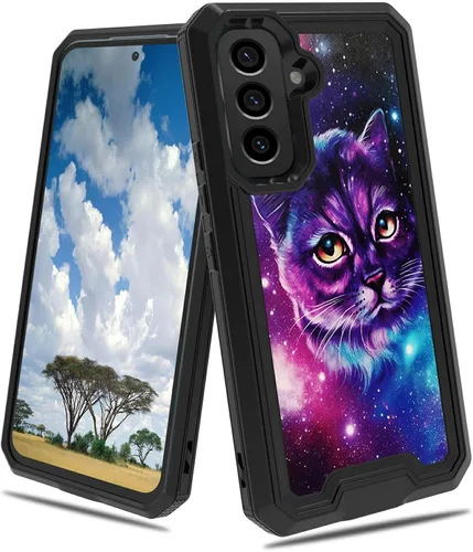 Vista 88 de Funda para Samsung S23 FE Galaxy S23 FE 2 en 1 PC duro de doble capa TPU suave a prueba de golpes Funda protectora para Samsung Galaxy S23 FE 6.4
