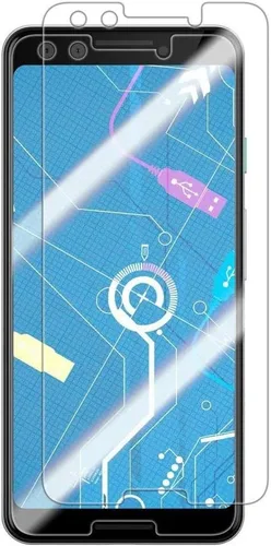 Vista 3 de Protector de pantalla de vidrio templado para Google Pixel 3, 2 unidades, antiarañazos, para Google Pixel 3, protector de pantalla de vidrio