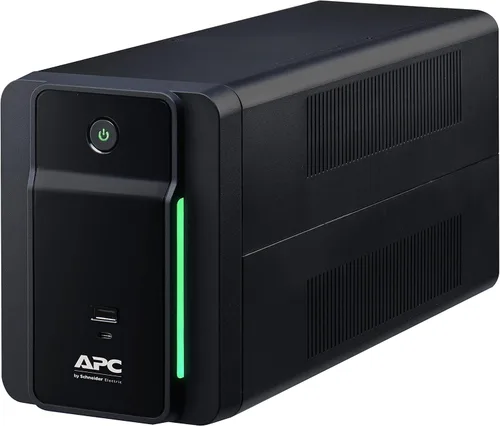 Vista 3 de APC Protector contra sobretensiones de respaldo de batería, fuente de alimentación de batería de reserva de 500VA, Back-UPS BK500BLK Back-UPS for