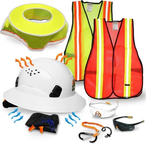 Vista 14 de KwikSafety - Charlotte, NC - Sombreros duros [Ala completa, estilo gorra, estilo de escalada] Tipo 1, Clase C ANSI OSHA