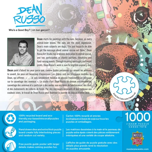Vista 3 de MasterPieces Rompecabezas de 1000 piezas para adultos, familia o jóvenes, ¿quién es un buen niño? - 19.25 x 26.75 pulgadas