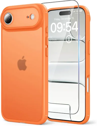 Vista 108 de TAURI Funda para iPhone 17, antiamarilleamiento con protector de pantalla, protección de grado militar, a prueba de golpes, delgada para iPhone 17