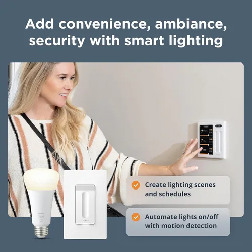 Vista 8 de Control Inteligente para el Hogar de Brilliant (Panel Enchufable) — Alexa Incorporada y Compatible con Ring, Sonos, Hue, Google Nest, Wemo