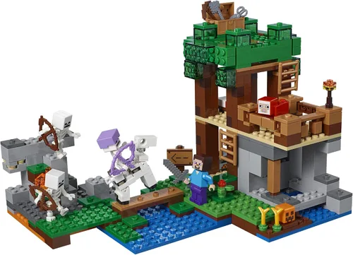 Vista 6 de LEGO 21146 Minecraft El ataque de esqueleto - Kit de construcción (457 piezas)