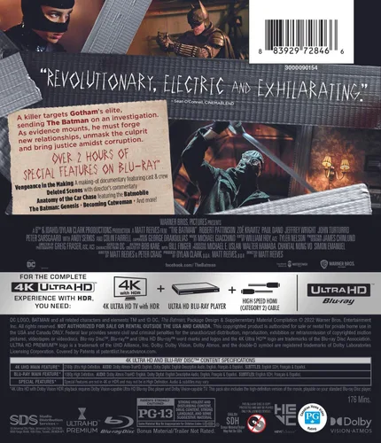 Vista 3 de Batman, The (4K Ultra HD + Blu-ray)