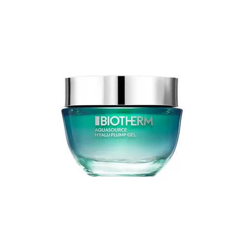 Vista 6 de Biotherm Aquasource Hyalu Plump Gel para pieles normales a grasas. Con ácido hialurónico regenerador y plancton biotecnológico regenerador para una
