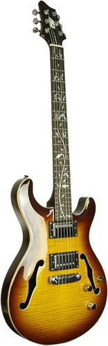Vista 2 de ivy - Guitarra acústica-eléctrica de 6 cuerdas, derecha, Tobacco Sunburst (IPF-300 TSB)