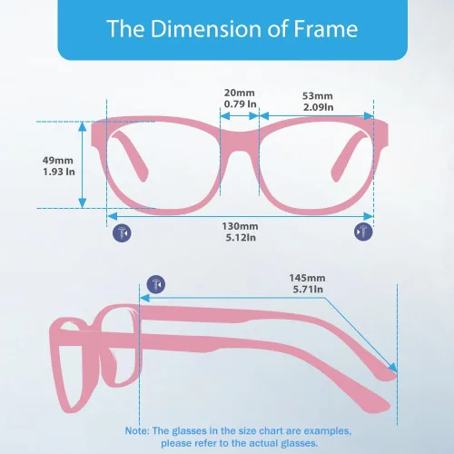 Vista 3 de Firmoo Blue Light Blocking Glasses for Women/Men, Round Fashion Retro Computer Anti Glare Anti Eyestrain Eyeglasses