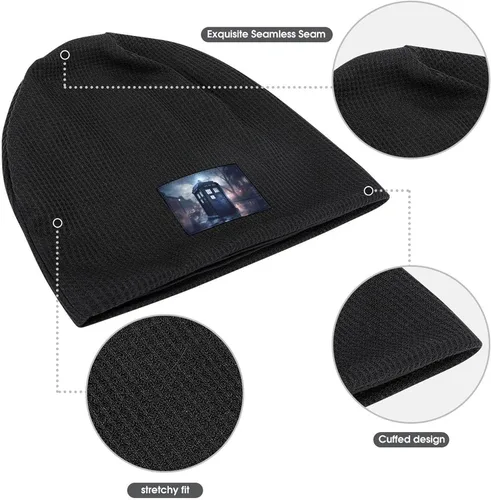 Vista 3 de Doctor Dr Who - Gorro suave con forro polar de invierno para hombre y mujer