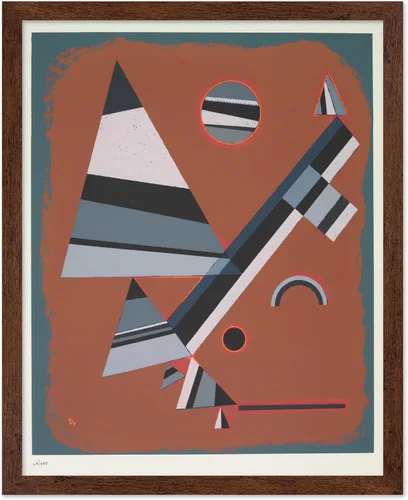 Vista 40 de Poster Master Póster vintage Wassily Kadinsky – Impresión retro delicada de tensión – Arte de formas geométricas – Arte abstracto – Arte moderno