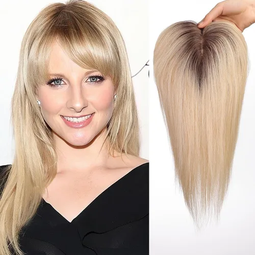 Vista 27 de HAIRCUBE Pelucas de cabello humano 100% con flequillo, densidad 150%, base de seda, clip en la parte superior, pelucas de cabello superior