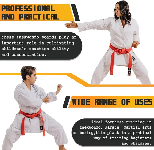 Vista 5 de Geetery Tablas para romper madera de karate artes marciales